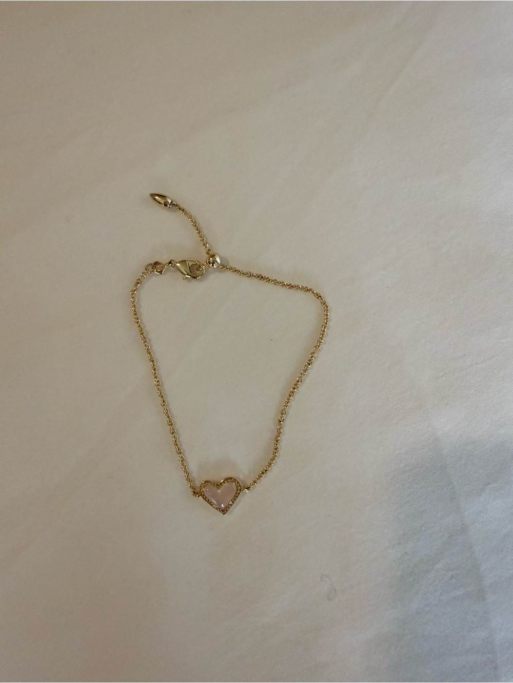 Kendra Scott Ari Heart Gold Chain Bracelet